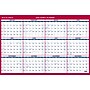 2026 AT-A-GLANCE 36" x 24" Yearly Wet-Erase Wall Calendar, Reversible, White/Red (PM26P-28-26)~#|#~E4802AE5-816E-4F93-86D8EAC028BF0D81_sc7