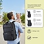 DUKAP Mom Pro Expandable Diaper Backpack, Medium, Black (BDKMOM17BLK)~#|#~E4835BB0-4316-4E96-A18625BD4C3EBCEA_sc7