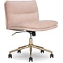 Elle Decor Ariana Armless Ergonomic Fabric Swivel Computer and Desk Chair, Pink (60121-PNK)~#|#~E4841B6A-927D-4D42-981353A9A19FF0B2_sc7