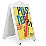 Azar Poster Holder, 36" x 24", Vertical, Wall Mounted, White Plastic (300244-WHT)~#|#~E489ADD6-4D7A-487C-B22CD642F75D1AFE_sc7