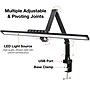 Excello Global Products Wellness Series LED Desk Lamp, 17.5", Black (EGP-DL-18-BLK)~#|#~E48A4F72-D999-42E8-AE4ECCA1472BD1BA_sc7