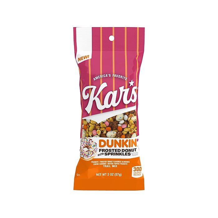 Kar's Dunkin' Frosted Donut with Sprinkles Trail Mix, 2 oz