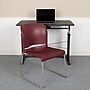 Flash Furniture HERCULES Series Plastic Contoured Stacking Chair, Burgundy, 5/Pack (5RUT238ABY)~#|#~E48D0A6F-E612-4271-B25950BA4AEB02F4_sc7