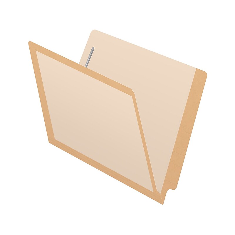 Medical Arts Press Reinforced End Tab File Folder, Straight-Cut, Letter Size, Manila/Tan, 50/Box (S-09473-TAN) image 1