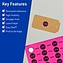 Avery Laser/Inkjet Waterproof Round Multipurpose Labels, 0.75" Dia., Neon Magenta, 6400 Labels/Box (94504)~#|#~E497480C-E52F-4A6B-846D68687160E101_sc7