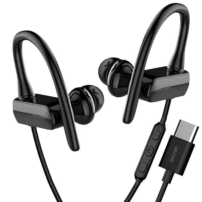 Delton 24EC Stereo Earbuds, USB Type-C (DWH24EC) image 1