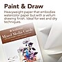 Strathmore 400 Series Mixed Media Cards & Envelopes, 6.875" x 5", White, 6/Pack, 3 Packs/Bundle (STTP205462-3)~#|#~E4AA6A68-E786-4BCA-8F5AC3EB1F17AD52_sc7