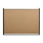 Staples Durable Cork Bulletin Board, Black/Silver Frame, 2' x 1.5' (ST52490-US)~#|#~E4AA9F32-6533-4F24-8FD1AA0EEFF22E4C_sc7