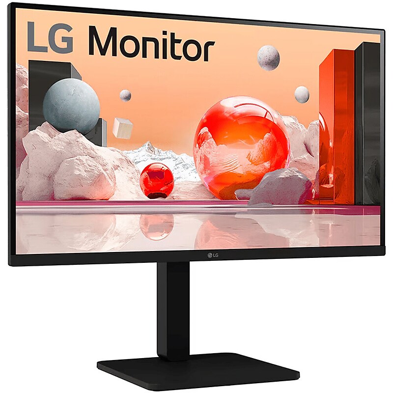 LG 27" 100Hz LCD Monitor, Matte Black (27BA550-B) image 1