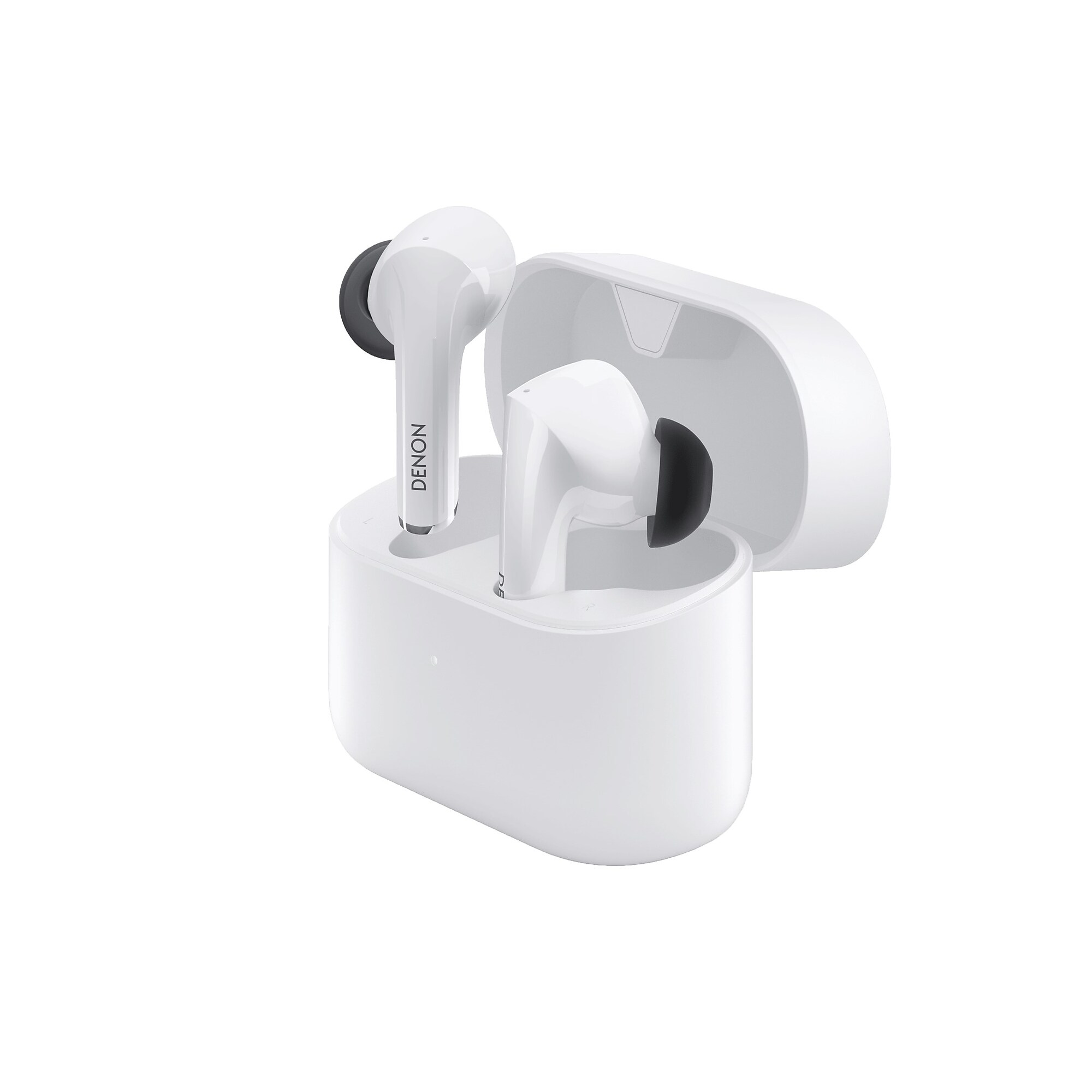 Denon Wireless Active Noise Canceling Earbuds, Bluetooth, White (AHC830NCWWT) Sansujyuku sansujyuku.com