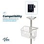 Viva Comfort Universal Vital Sign Monitor Mobile Stand with Mounting Plate, White (ADIME912-C-MP-08-MK)~#|#~E4AF9244-4F8E-490D-98837CA6CFE5A873_sc7