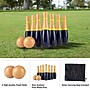 Hey! Play! Indoor/Outdoor Wooden Bowling Set, Black (80-LBMI)~#|#~E4B09DBD-B5B5-4FAB-BC41669884DA602D_sc7