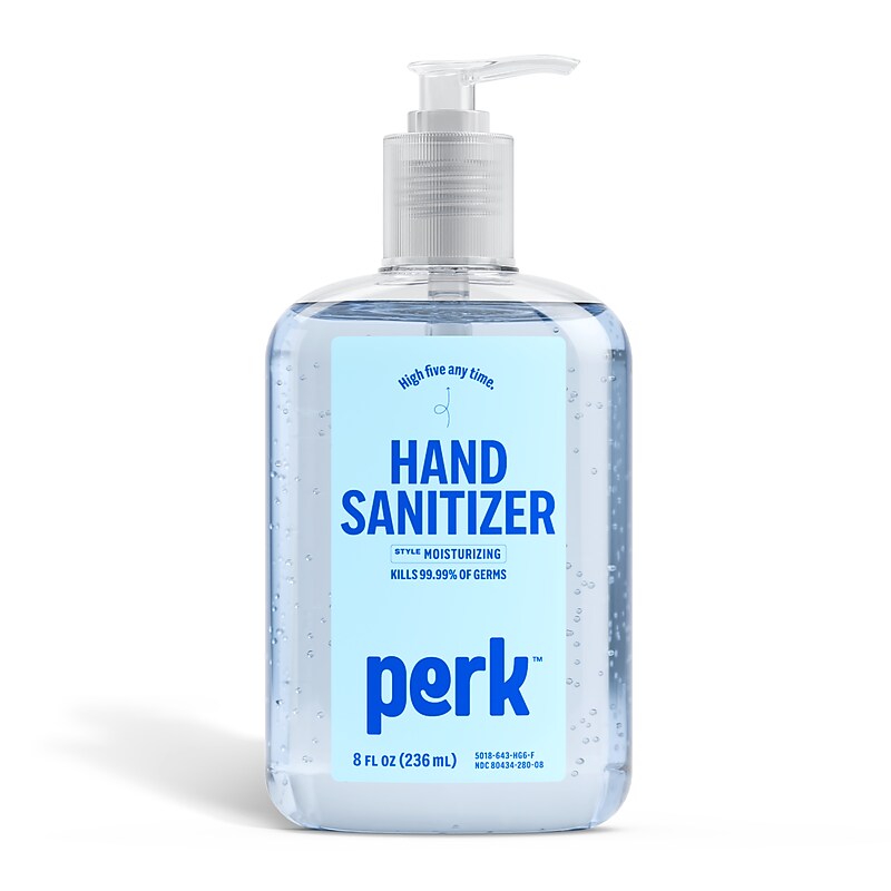 Perk 70% Alcohol Gel Hand Sanitizer, 8 oz. (PK55489) image 1