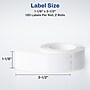 Avery Thermal Address Labels, 1-1/8" x 3-1/2", White, 260 Labels/Box (4150)~#|#~E4B4B7C0-4D75-4FE9-B02FAD5CE3FC8A5D_sc7