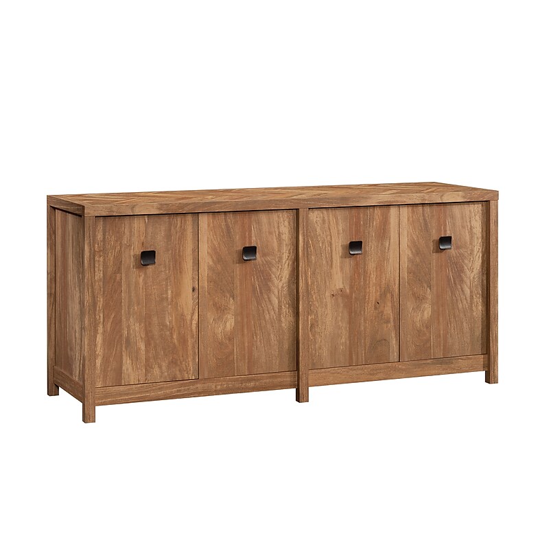 Sauder Cannery Bridge 30"H Storage Credenza with 2 Shelves, Sindoori Mango (429513) image 1