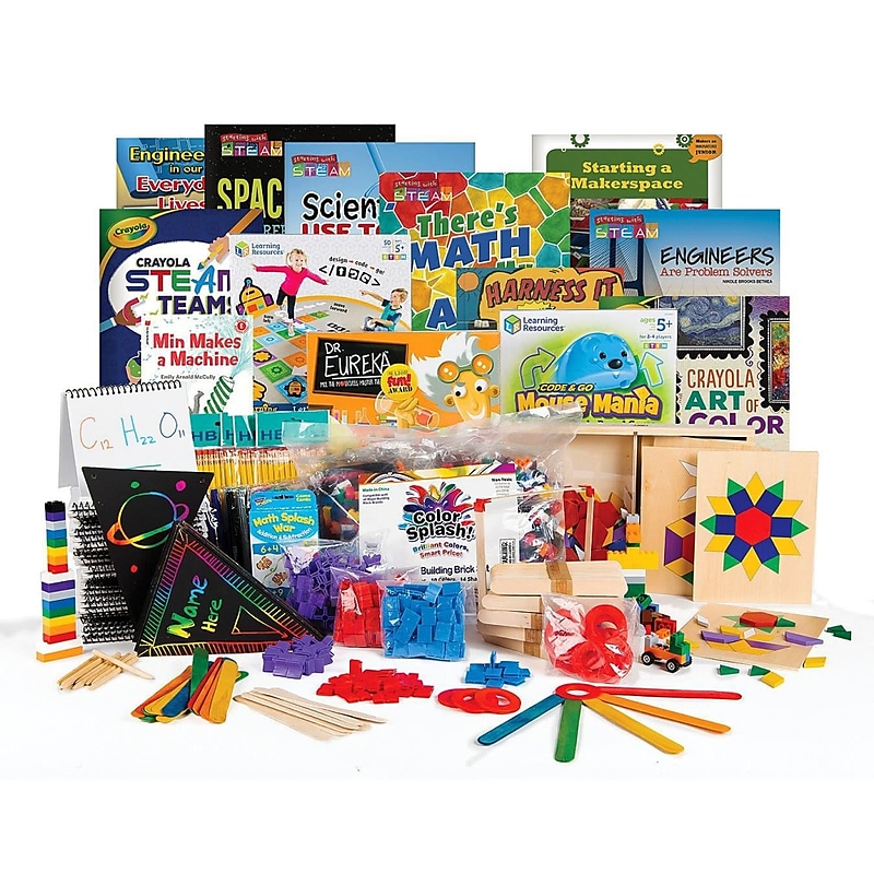 S&S Worldwide Family Engagement Night Kit STEAM, Manipulative, Assorted Colors (LR4583) image 1