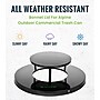 Alpine Industries Rain Bonnet Lid, 38 Gallon, Round, Black (ALP479-38-A-MKTCOPY)~#|#~E4BBB406-02DF-413D-92B5123CB738C8F1_sc7
