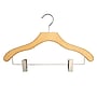 Nahanco 17" Wood Contemporary Coordinate Hanger, Natural, 100/Pack (2007-22N)~#|#~E4C0E47B-B609-4FF1-A8D405771BDA64CC_sc7