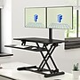 FlexiSpot Adjustable Dual Monitor Arm Mount for Sit-Stand Riser, Up To 30" Monitor, Black (D1D-E)~#|#~E4C66BFB-9EB4-4151-AE8F15BB57BB4AF7_sc7