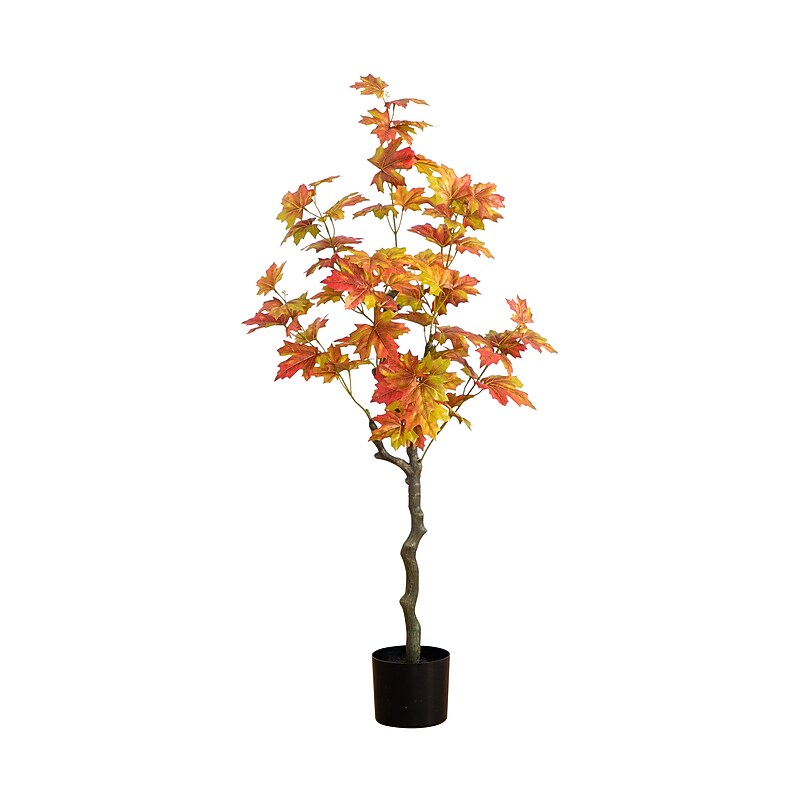 Nearly Natural 4' Autumn Maple Artificial Fall Tree (T4729) image 1