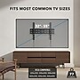 Mount-It! Fixed Wall TV Mount for LCD (Low Profile Slim), Lockable, Screen Size: 32"-55", 77 lbs. Max. (MI-3050)~#|#~E4CBF558-9686-4B30-A125111C5A951A5C_sc7