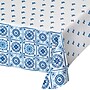 Creative Converting Blue Willow Tablecloth, Blue/White, 4/Pack (DTC365102TC)~#|#~E4D1F26E-F8CF-47BD-85D2A8EE0526C1B9_sc7