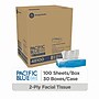 Pacific Blue Select Facial Tissue, 2-ply, 100 Tissues/Box, 30 Boxes/Carton (48100)~#|#~E4D71525-0BB7-4174-906AA0A8A29860D3_sc7