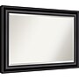Amanti Art Grand Black Frame Wall Mirror, 29.75" x 41.75" (A42674593655)~#|#~E4D916A9-DA32-47AE-85D32E608512B546_sc7