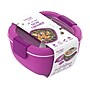 bentgo Salad Container, Purple, 54 oz. (BGOSAL-P)~#|#~E4DA3F3E-0E47-47C8-B221BF8E7293F404_sc7