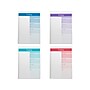 Better Office Today Notepad, 7" x 10", Ruled, Assorted Colors, 52 Sheets/Pad, 4 Pads/Pack (25831-4PK)~#|#~E4DD149D-0881-49BC-BD791988B72B065F_sc7