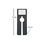 Nahanco Deluxe Plastic Size Divider, Black, 50/Pack (D220B)~#|#~E4DE2637-34D9-43B4-B4DD9F58C48BB01A_sc7