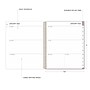 2026 Blue Sky Nevaeh Purple 8.5" x 11" Calendar Year Weekly & Monthly Planner, Plastic Cover, Multicolored (156215)~#|#~E4E7E5B2-50F8-42FF-905CBB663AF92750_sc7