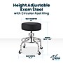 Viva Comfort Armless Vinyl Medical and Lab Stool, Black (ADI910-02-BLK-MK)~#|#~E4EAD5F9-82FA-46AF-BC4E021DF544C08C_sc7