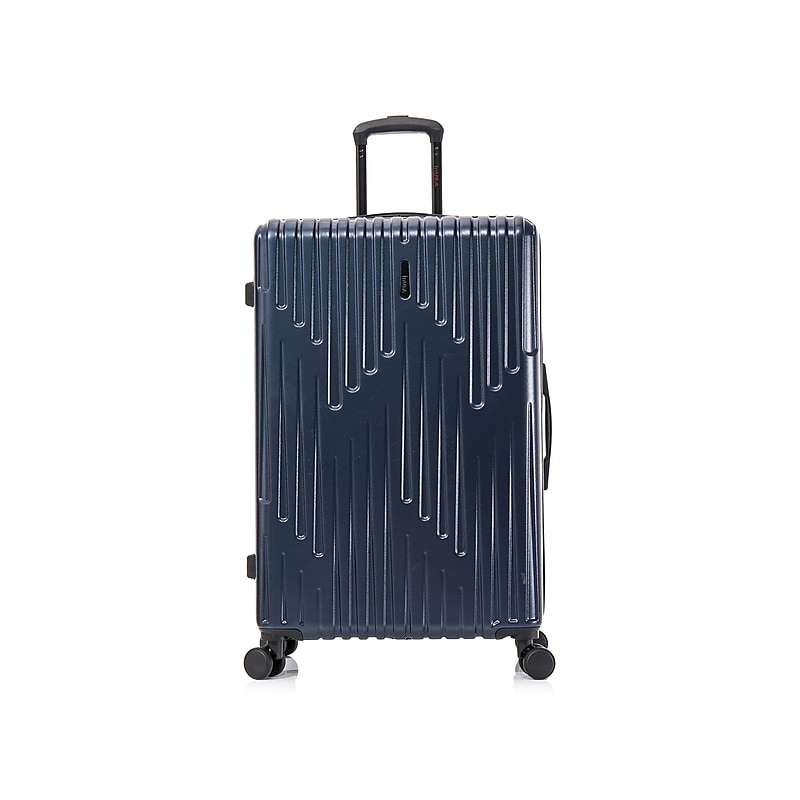 InUSA Drip 28" Hardside Suitcase, 4-Wheeled Spinner, TSA Checkpoint Friendly, Blue (IUDRI00L-BLU) image 1