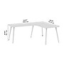 Bush Business Furniture Vista 60"W L Shaped Desk, Natural Elm (VST004NE)~#|#~E4EC8916-6DC5-4A41-B6B22B5C83CAF3EE_sc7