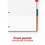 Staples Insertable Tab Pocket Paper Dividers, Assorted Colors, 5-Tabs (13496/11270)~#|#~E4EDD34F-666B-4756-ABD98166EFFE8BCD_sc7