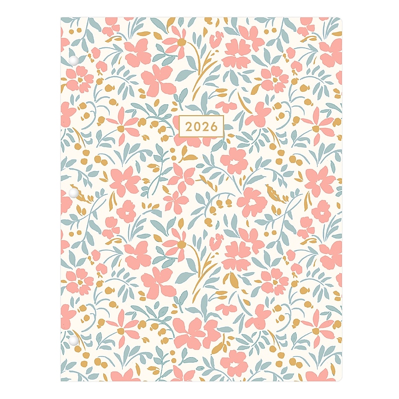 2026 Blue Sky Bellina 8.5" x 11" Calendar Year Monthly Planner, Plastic Cover, Multicolored (156263) image 1