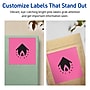 Avery Laser/Inkjet Square Multipurpose Labels, 4" x 4", Bright Pink, 160/Pack (94100)~#|#~E4EF8304-1FB3-4125-AFDD2FD20CCD39F6_sc7