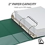 Samsill Durable 2" View Binders, D-Ring, Made in USA, Black, Blue, Red, Green, 4/Pack (MP46468)~#|#~E4F20AD5-E718-4356-9191FD9B280F80FB_sc7