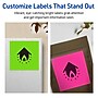 Avery Sure Feed Laser/Inkjet ID Labels, 3-1/3" x 4", Assorted Neon, 72 Labels/Pack (6482)~#|#~E4F4688C-32EA-454C-88E8077560DF6754_sc7