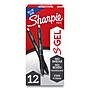 Sharpie S-Gel Retractable Gel Pens, 0.5 mm, Fine Point, Blue Ink, Dozen (2096146)~#|#~E4F78100-D785-4B31-A6202EF5DF093FDC_sc7