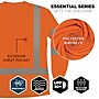 Ergodyne GloWear 8374 High Visibility Women’s Long Sleeve T-Shirt, ANSI Class R3, Orange, 2XL (22156)~#|#~E4FCF4C3-3EC3-4D1C-A3B2CB7BAB1FB489_sc7