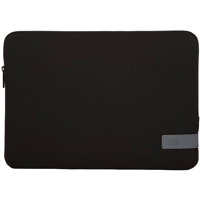 Case Logic Reflect 15.6" Polyester Laptop Sleeve, Shock Absorbing, Black (3203963) image 1
