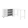 Bush Business Furniture Hustle 48"W Computer Desk and Storage Cabinet with Drawers and Shelves, White (HUS007WH)~#|#~E4FDF925-31E2-466F-91CC6FEFC384F5C7_sc7