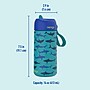 bentgo Stainless Steel Double Wall Insulated Water Bottle, 14 oz., Shark (BGKSTBL-SHK)~#|#~E5007E78-640F-44BC-8439742DFB3F14D9_sc7