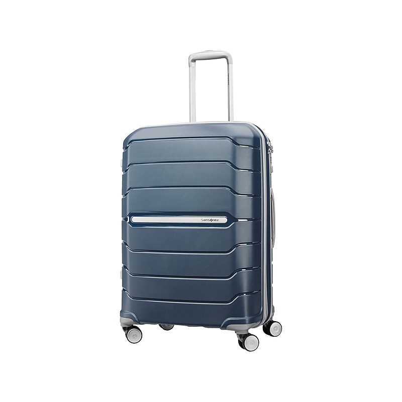 Samsonite Freeform 27.95" Hardside Suitcase, 4-Wheeled Spinner, TSA Checkpoint Friendly, Navy (78256-1596) image 1