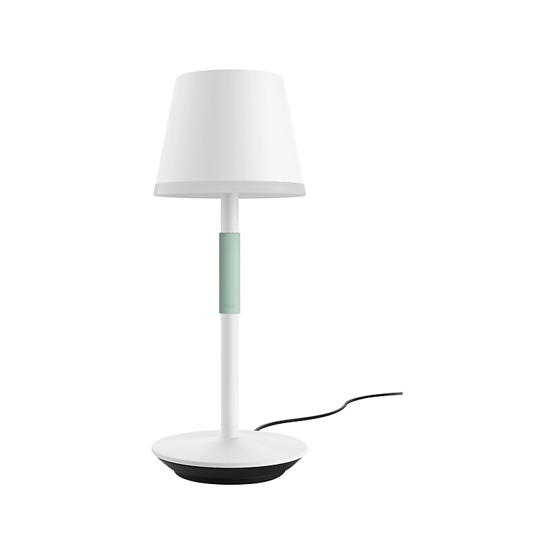 Philips Hue Go LED Portable Smart Table Lamp, White/Sage Green (576447) image 1
