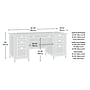 Sauder Costa 65"W Executive Desk, Chalked Chestnut (419954)~#|#~E506D646-114A-4B8D-AAA91D8D7C6C26A4_sc7