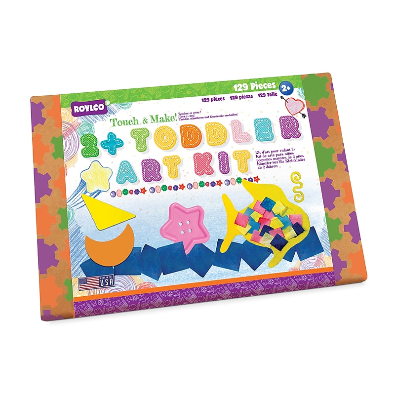Roylco Toddler Art Kit, 129 Pieces/Pack (R-17101) image 1