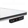 VersaDesk PowerLift 72"W Electric Rectangular Adjustable Standing Desk, Cherry/White (PLSDR7224-WC-APP)~#|#~E50ED1CC-9832-4708-A80EA0363690683F_sc7